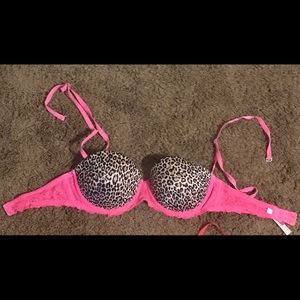 Multi way PINK push up bra